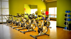 Centro de bienestar: bicicletas de spinning